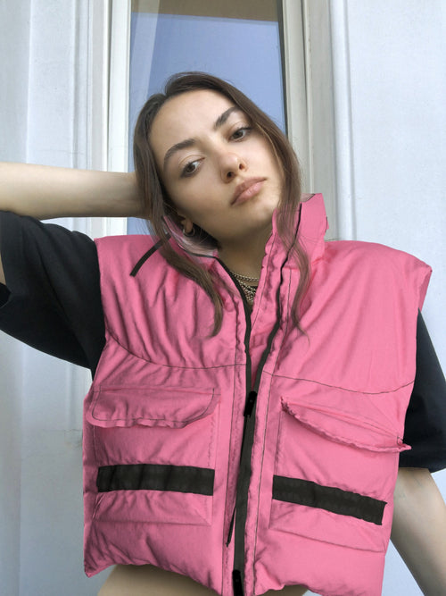 Garment Dyed Vest by Aschno
