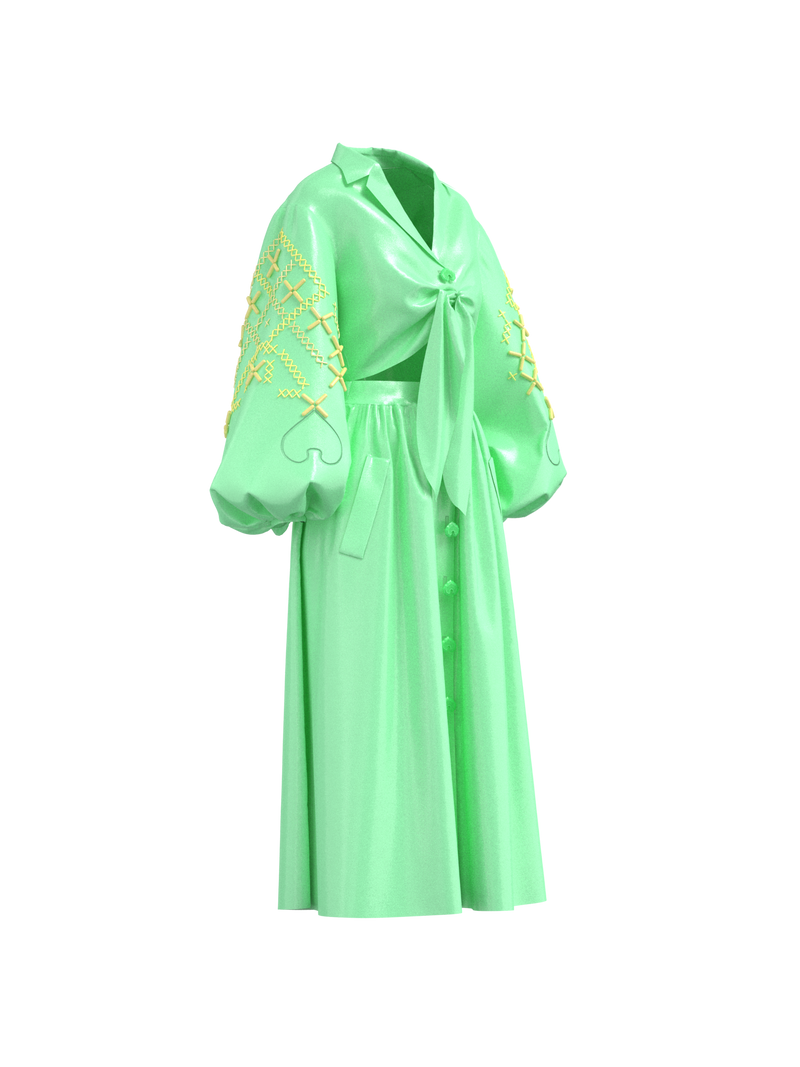 Light Green Dress, Alena Akhmadullina