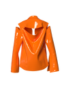 Latex Orange Blazer by Nina Doll