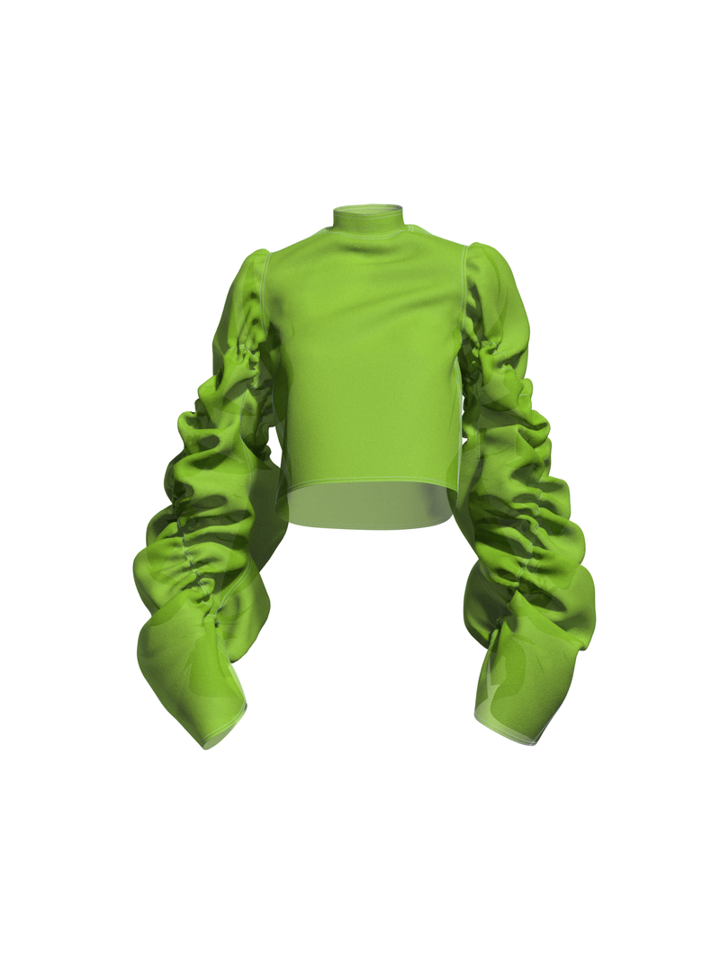 Lime top by Nina Doll