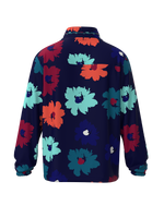 Exploded Floral Printed Rain Jacket