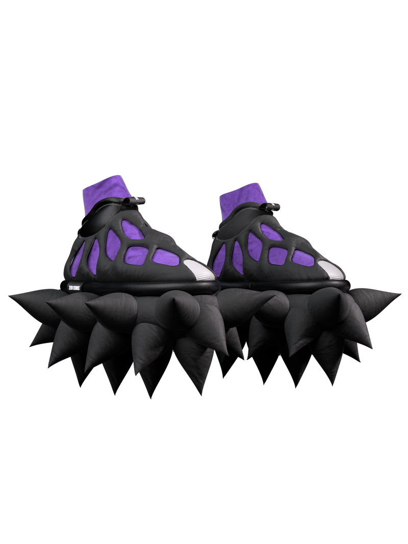 Inflatable Teeth Shoes Purple
