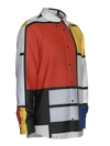 Shirt-Composition with Red, Yellow, Blue and Black