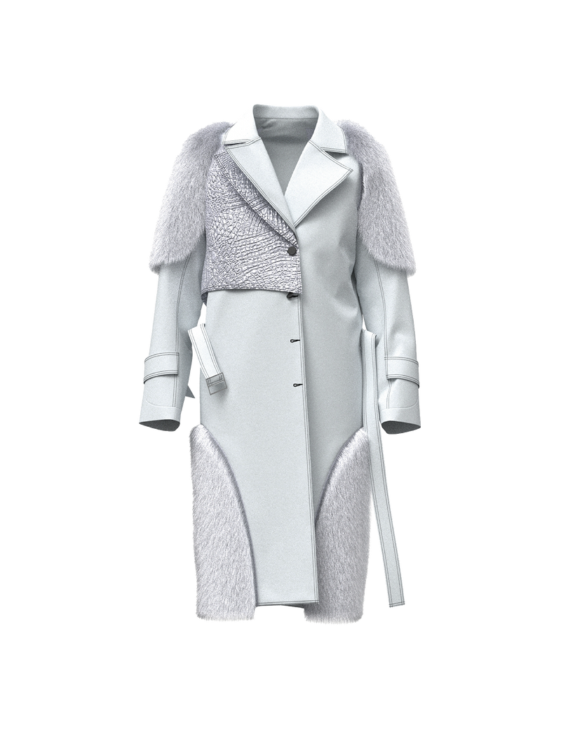 White Fur Coat