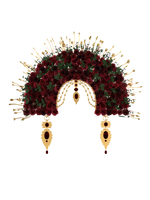 Golden ethno wreath
