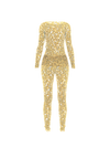 Overall Suit Gold Transparent