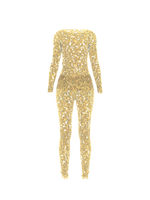 Overall Suit Gold Transparent