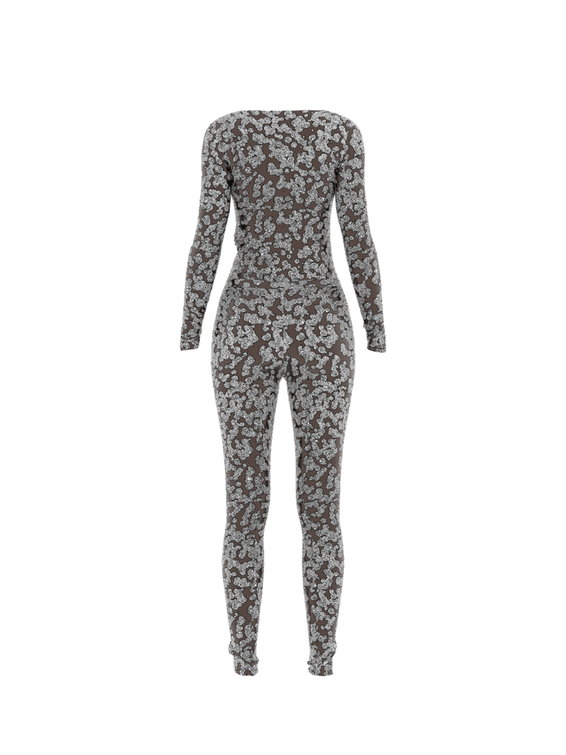 Overall Suit Silver Matte