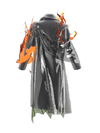 Coat on fire