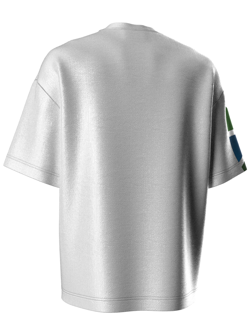 T-shirt with color wheel - white