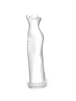 SEQUINED WHITE GOWN